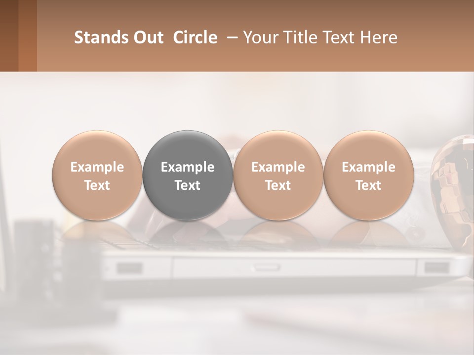 Illustration House Cityscape PowerPoint Template