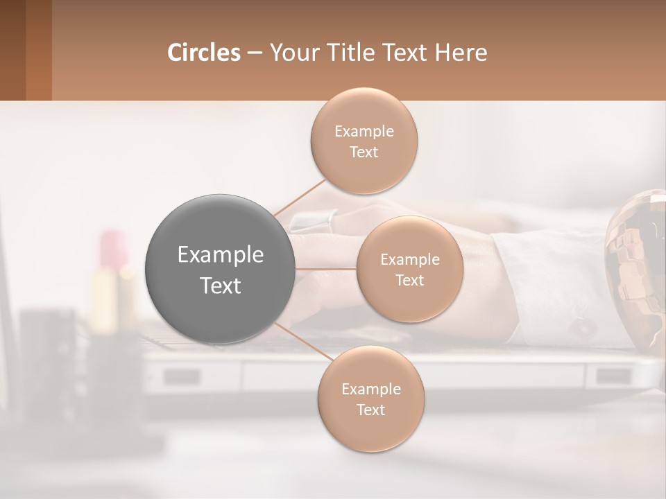 Illustration House Cityscape PowerPoint Template