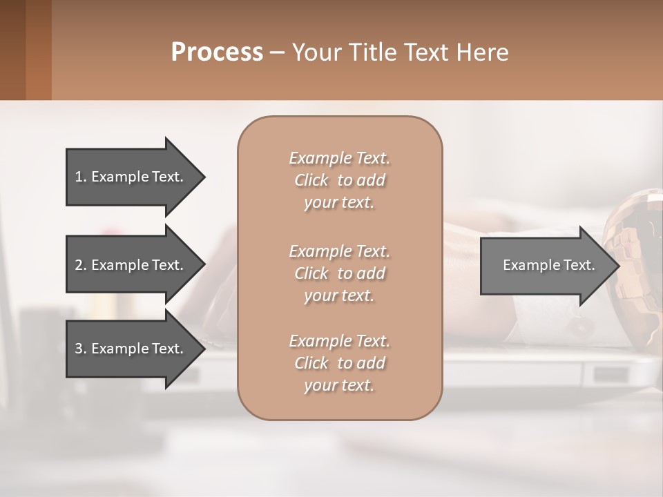 Illustration House Cityscape PowerPoint Template