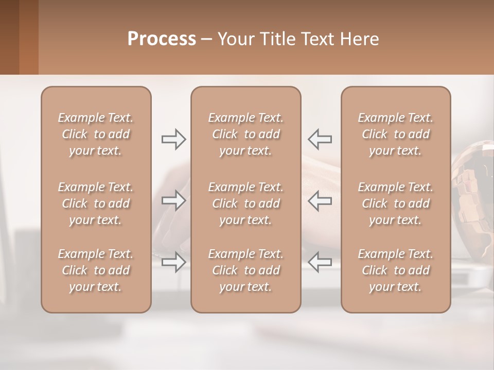 Illustration House Cityscape PowerPoint Template