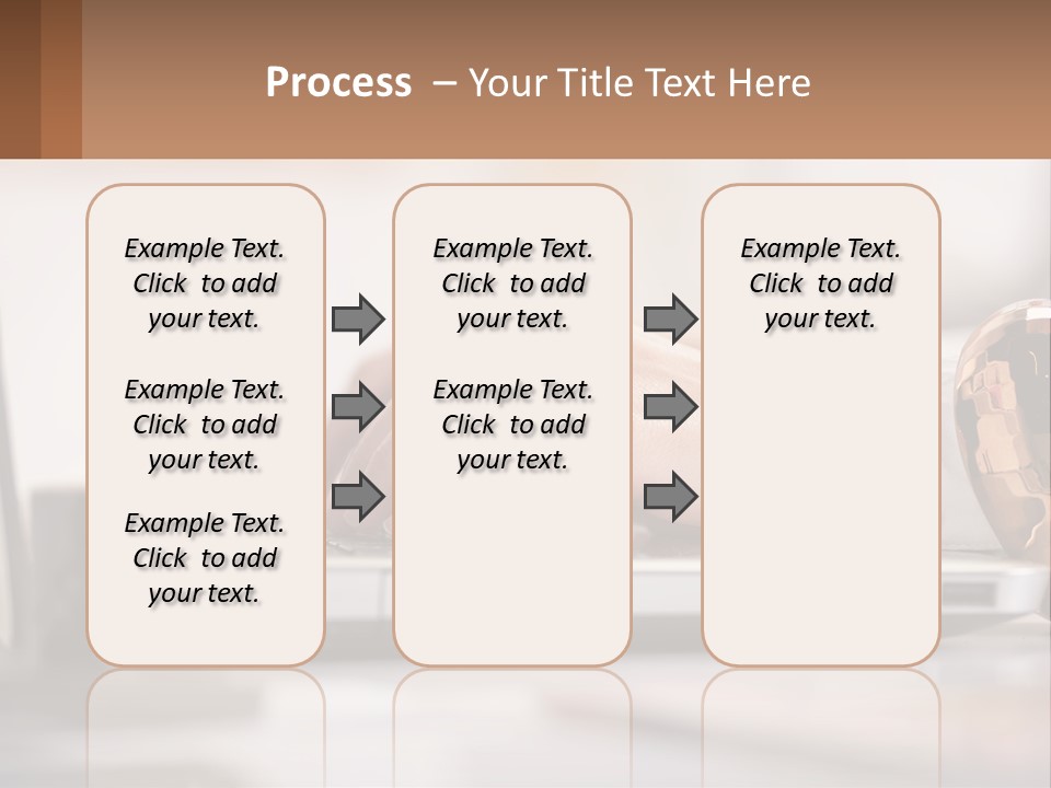 Illustration House Cityscape PowerPoint Template
