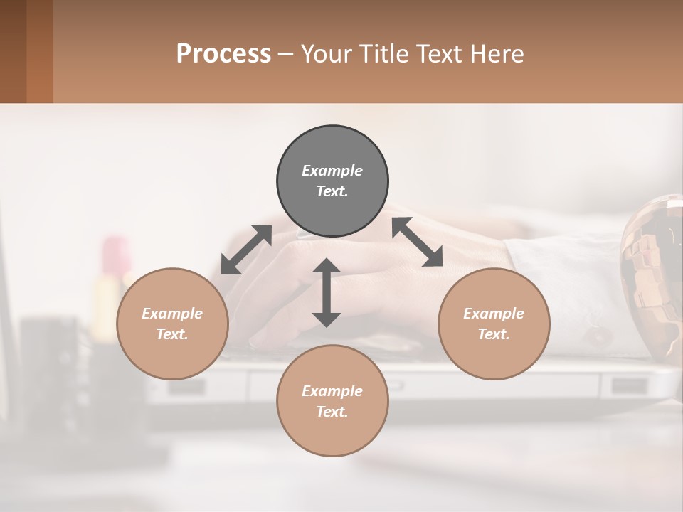 Illustration House Cityscape PowerPoint Template