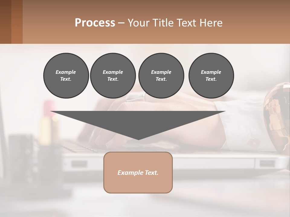 Illustration House Cityscape PowerPoint Template
