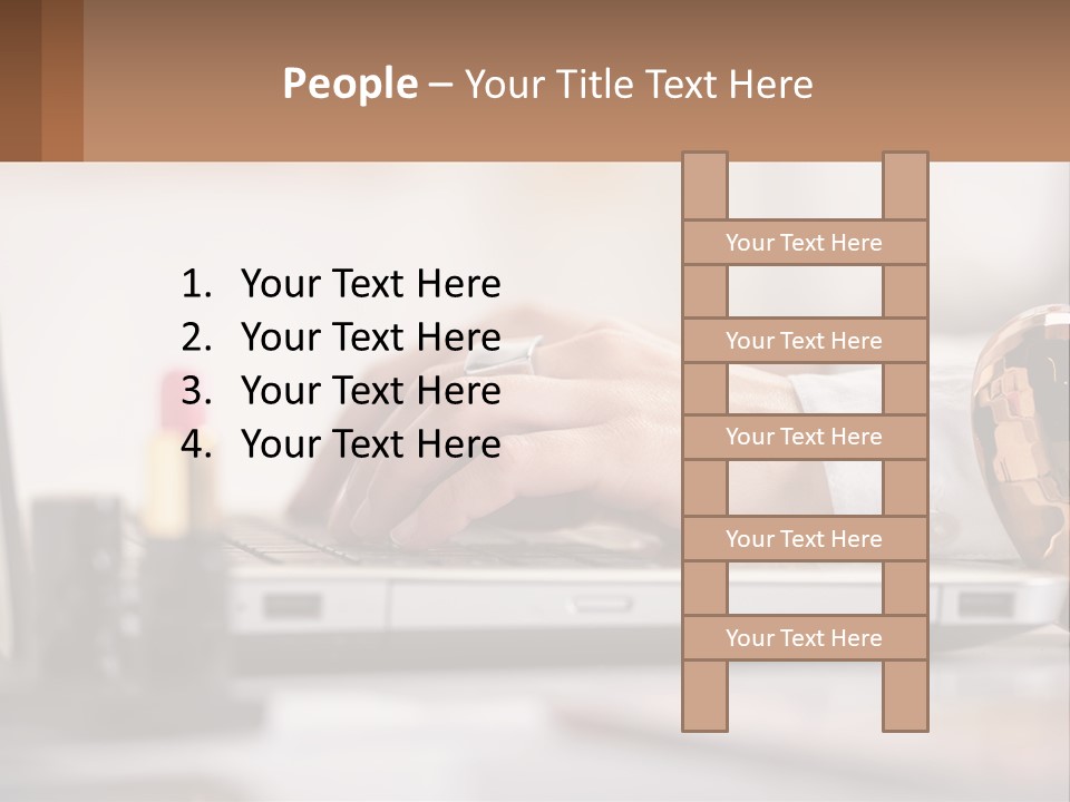 Illustration House Cityscape PowerPoint Template