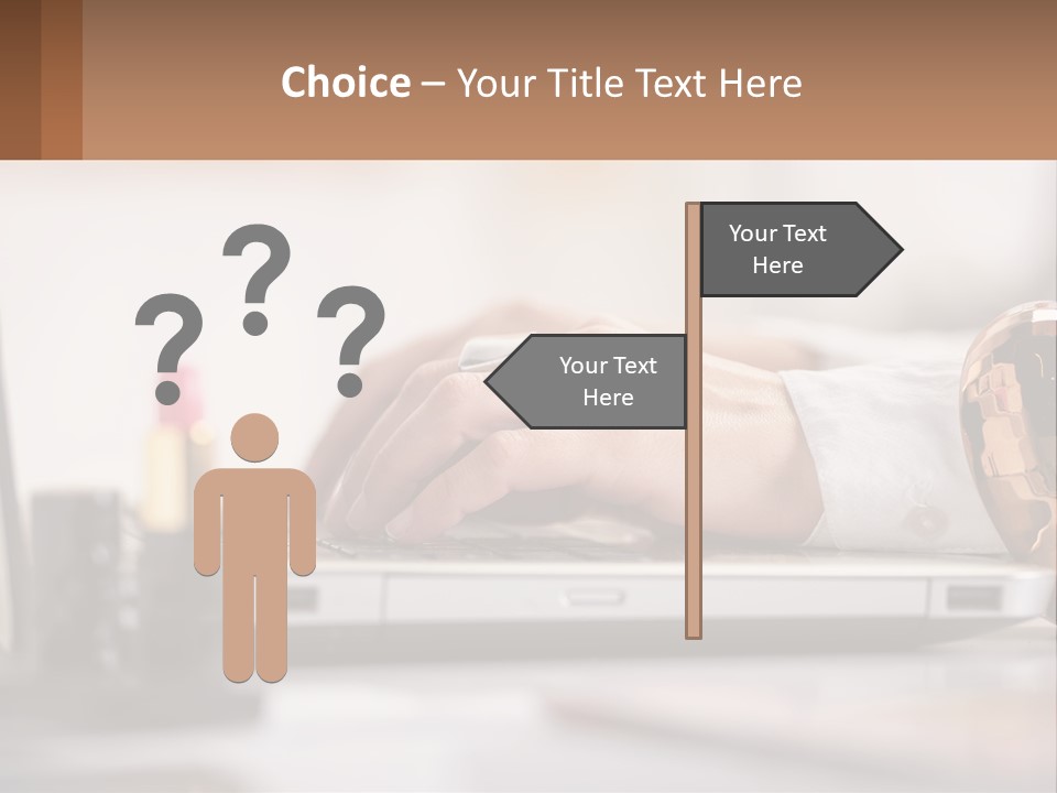 Illustration House Cityscape PowerPoint Template