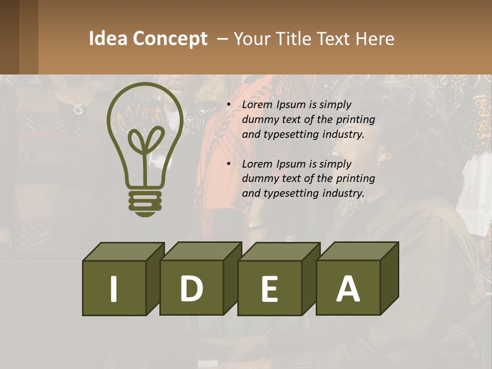 Urban Cube Render PowerPoint Template