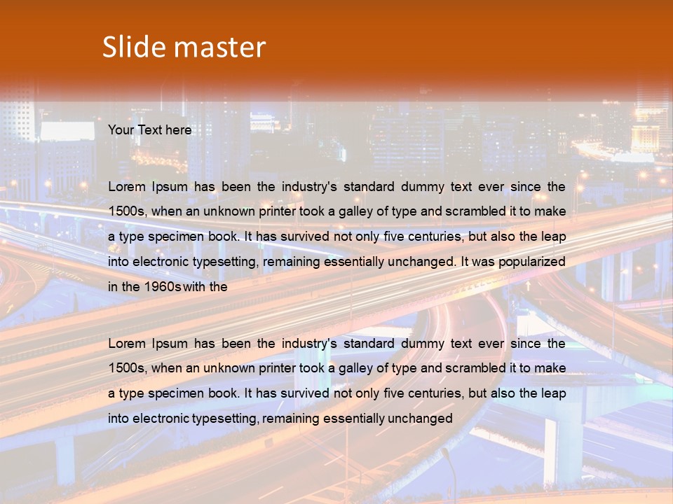 Building Structure Skyscraper PowerPoint Template