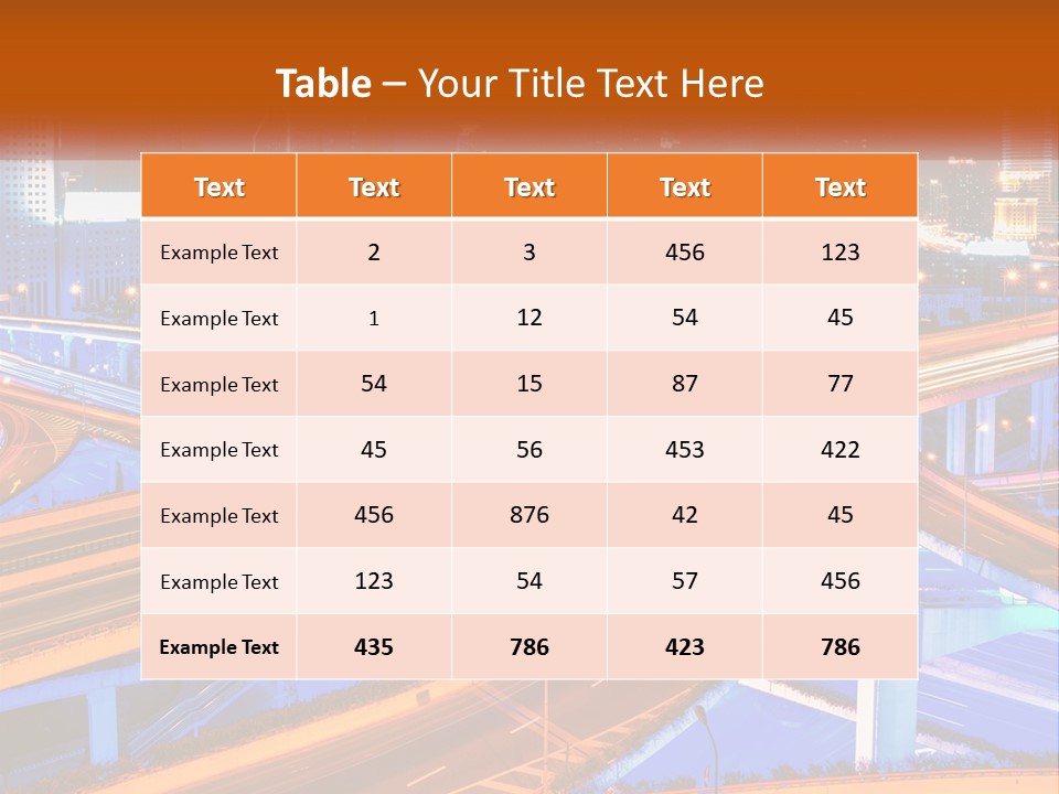 Building Structure Skyscraper PowerPoint Template