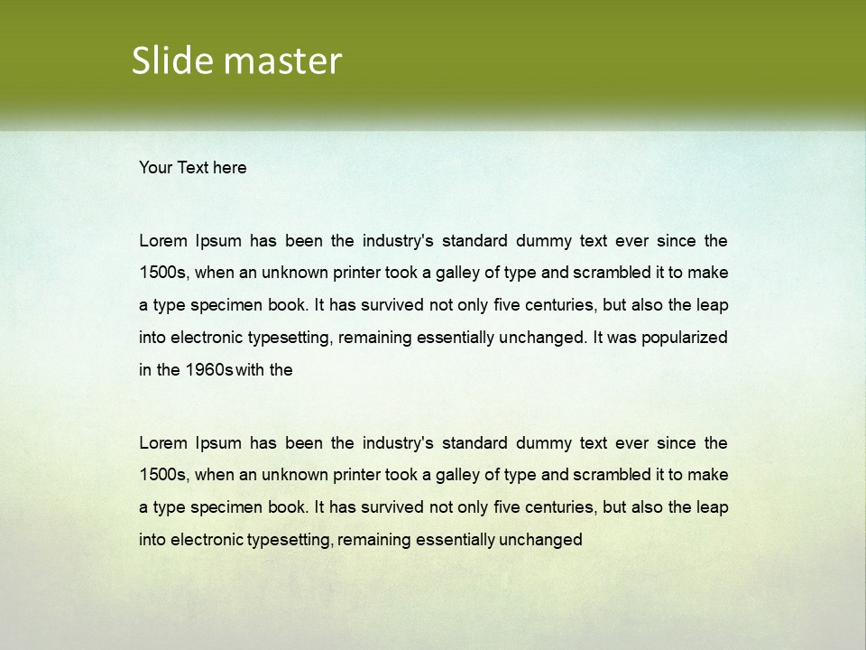 Abstract Render Square PowerPoint Template