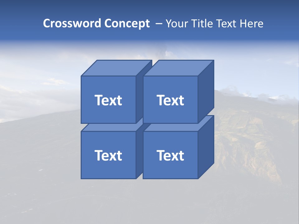 House Town Graphic PowerPoint Template