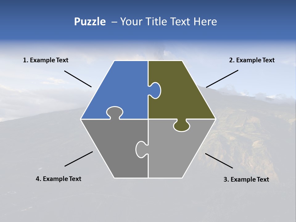 House Town Graphic PowerPoint Template