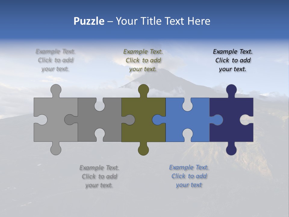 House Town Graphic PowerPoint Template