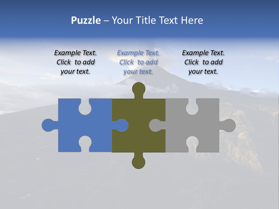 House Town Graphic PowerPoint Template