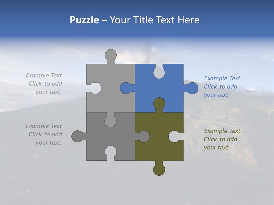 House Town Graphic PowerPoint Template