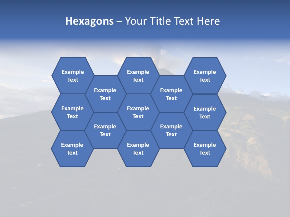 House Town Graphic PowerPoint Template