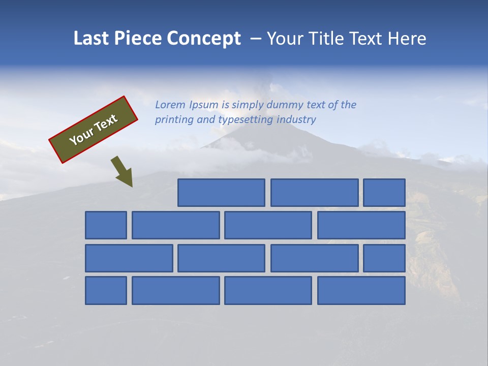 House Town Graphic PowerPoint Template