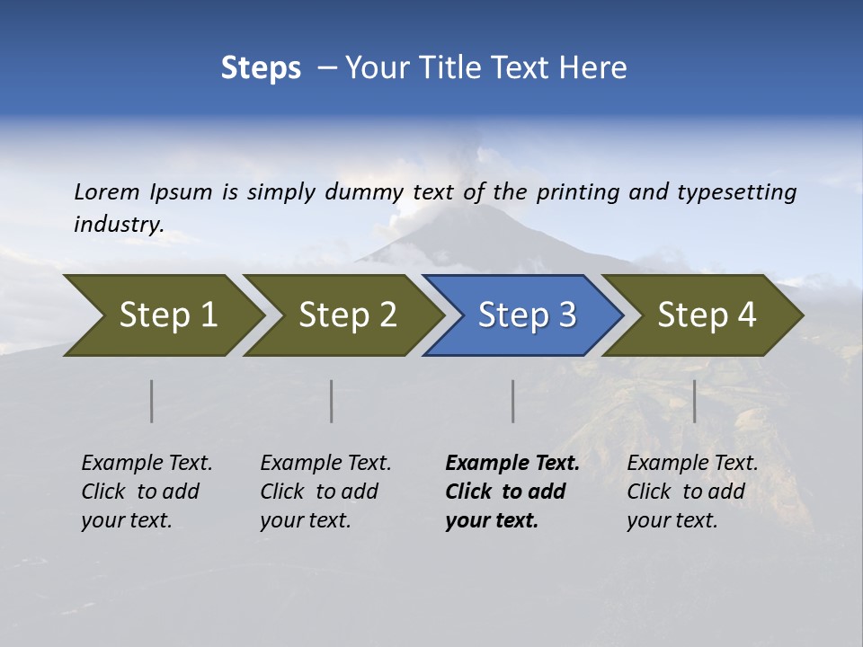 House Town Graphic PowerPoint Template