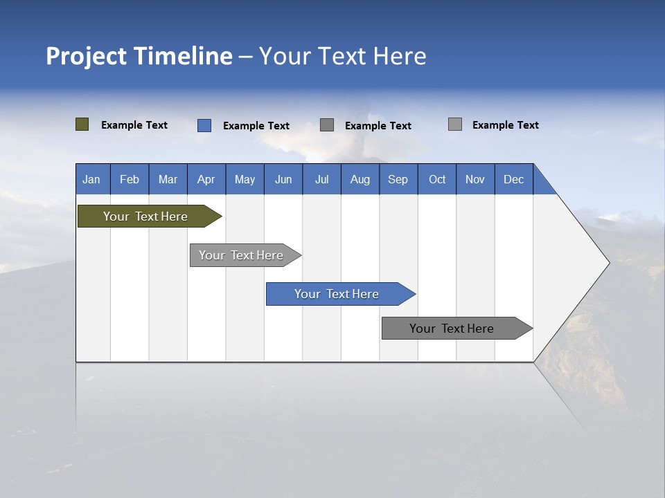 House Town Graphic PowerPoint Template