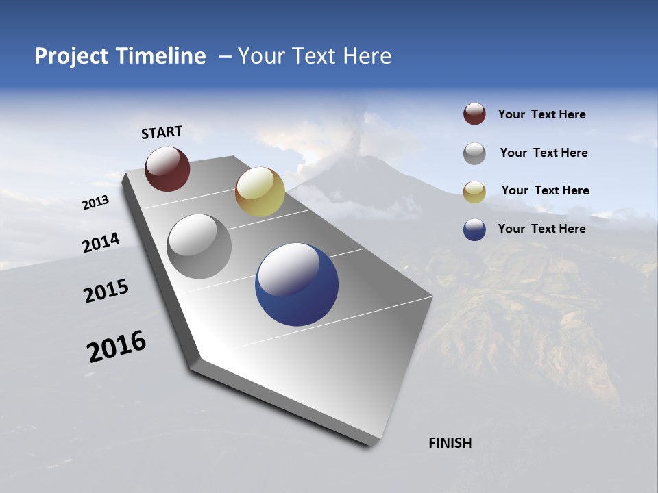House Town Graphic PowerPoint Template