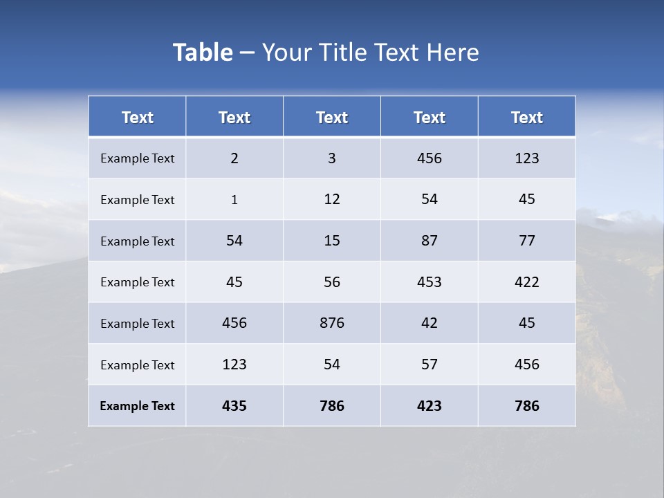House Town Graphic PowerPoint Template