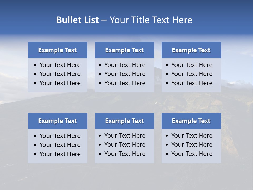 House Town Graphic PowerPoint Template