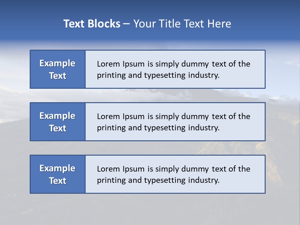 House Town Graphic PowerPoint Template