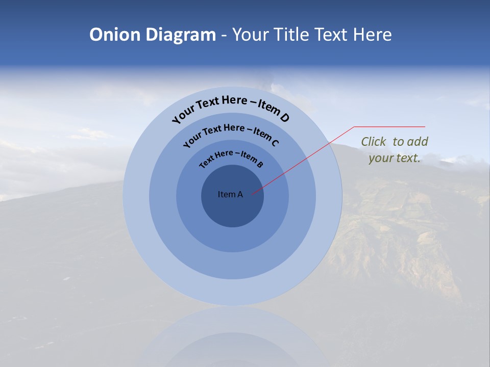 House Town Graphic PowerPoint Template