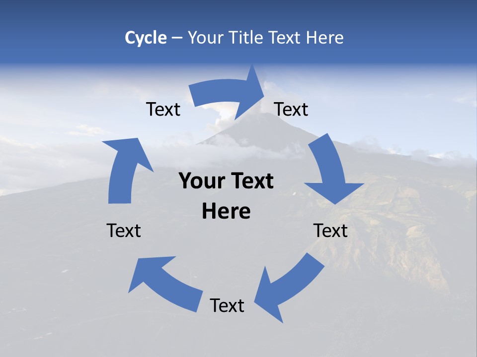 House Town Graphic PowerPoint Template