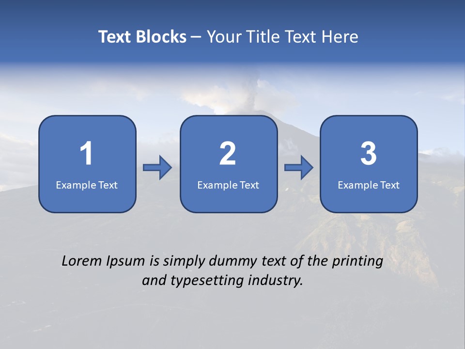 House Town Graphic PowerPoint Template