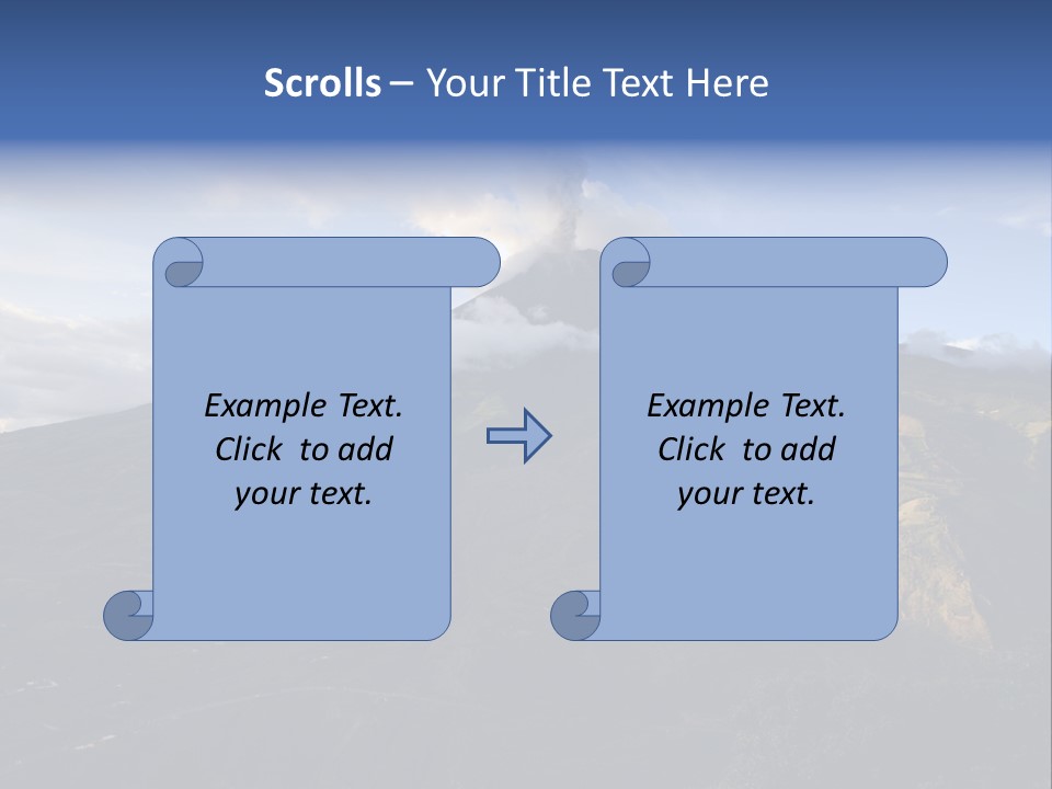 House Town Graphic PowerPoint Template
