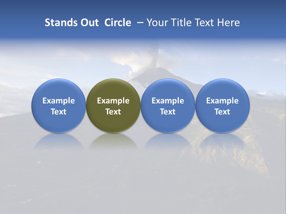 House Town Graphic PowerPoint Template