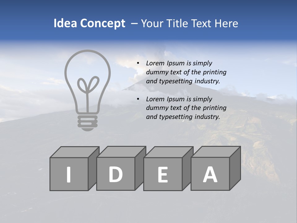 House Town Graphic PowerPoint Template