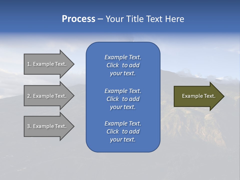 House Town Graphic PowerPoint Template