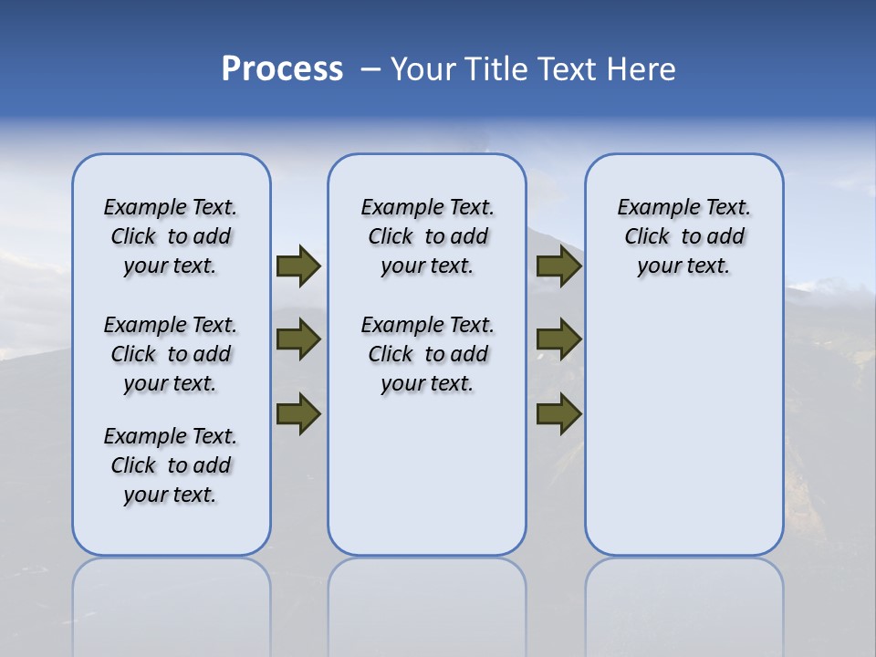 House Town Graphic PowerPoint Template