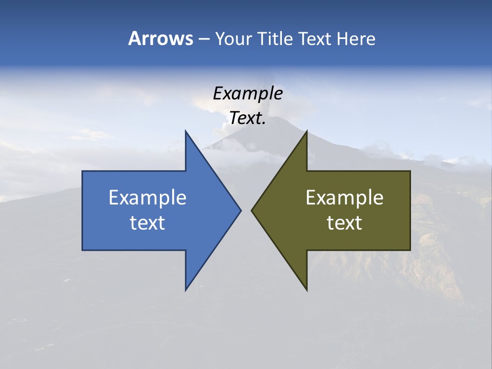 House Town Graphic PowerPoint Template