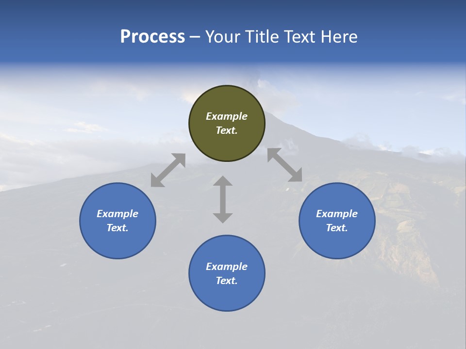 House Town Graphic PowerPoint Template