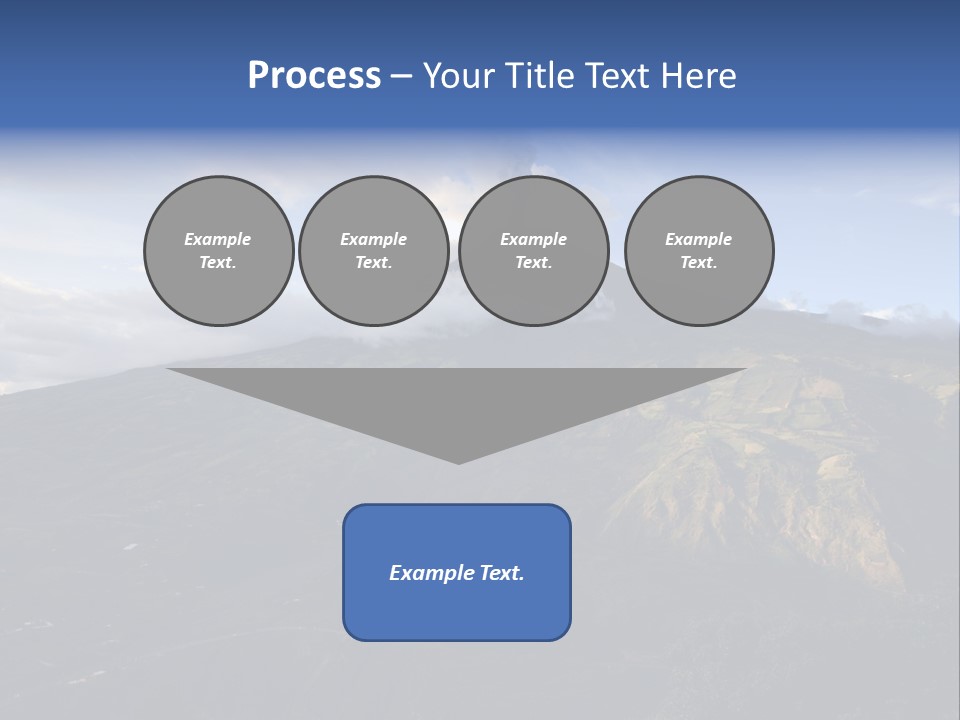 House Town Graphic PowerPoint Template