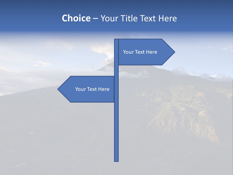 House Town Graphic PowerPoint Template