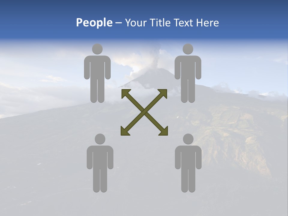 House Town Graphic PowerPoint Template