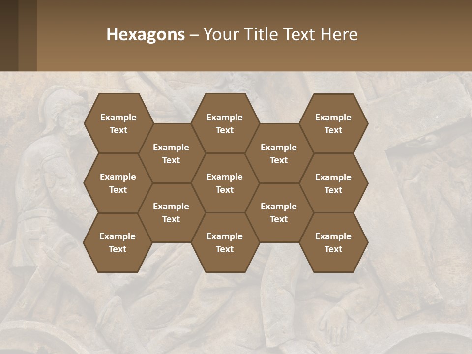 Globe Skyscraper Black PowerPoint Template
