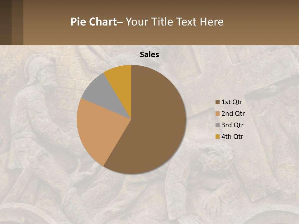 Globe Skyscraper Black PowerPoint Template