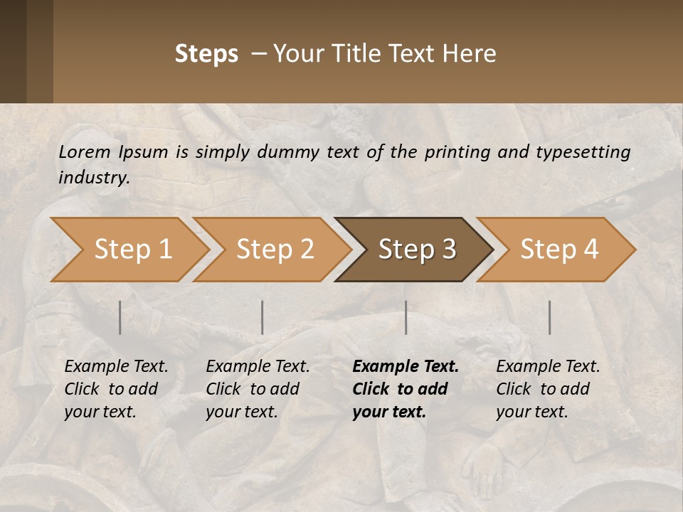 Globe Skyscraper Black PowerPoint Template