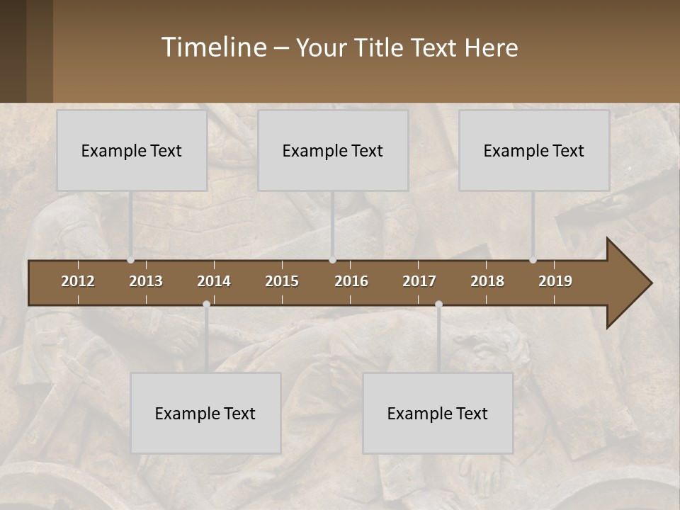 Globe Skyscraper Black PowerPoint Template