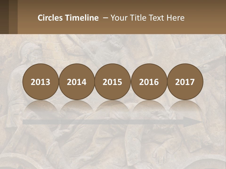 Globe Skyscraper Black PowerPoint Template