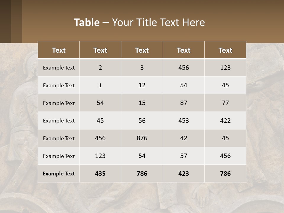 Globe Skyscraper Black PowerPoint Template