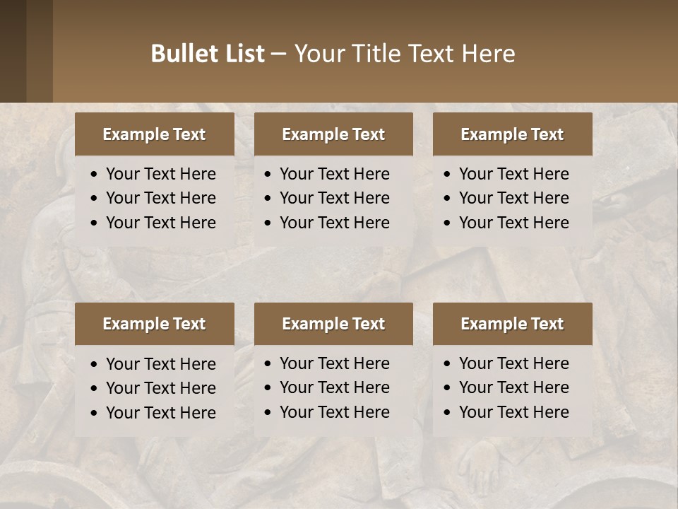 Globe Skyscraper Black PowerPoint Template