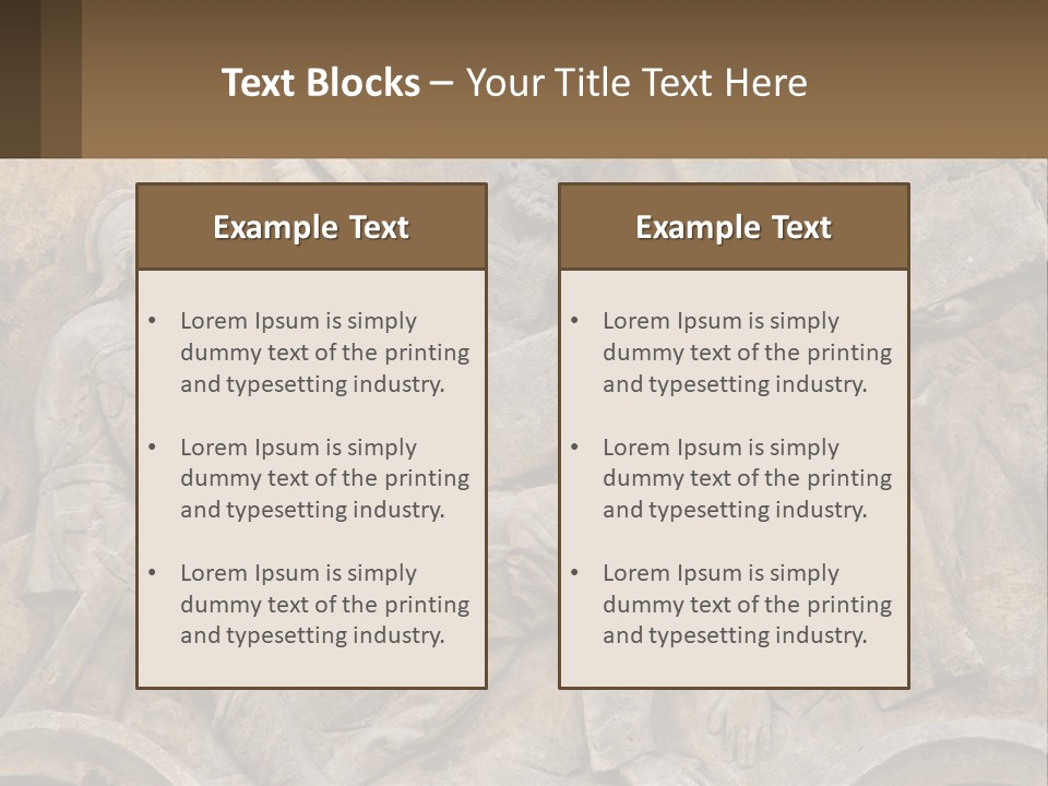 Globe Skyscraper Black PowerPoint Template