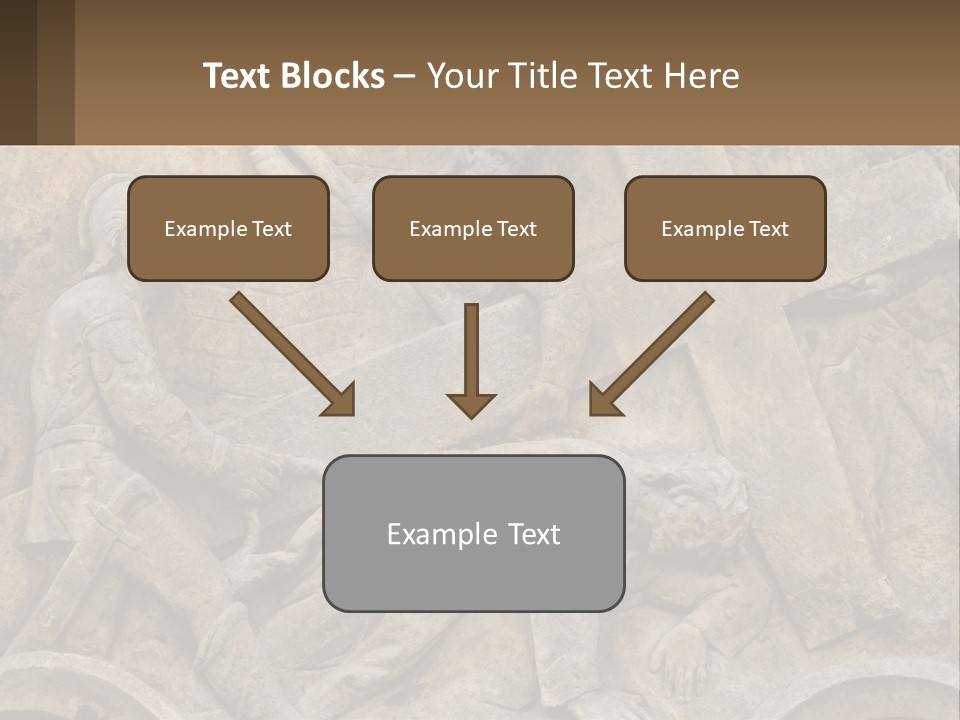 Globe Skyscraper Black PowerPoint Template