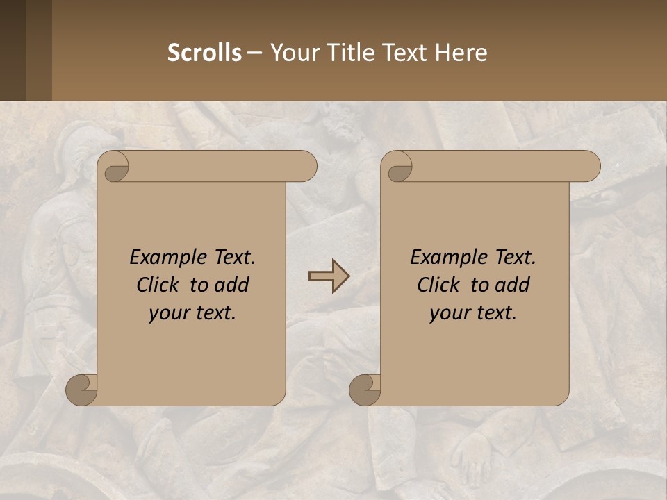 Globe Skyscraper Black PowerPoint Template