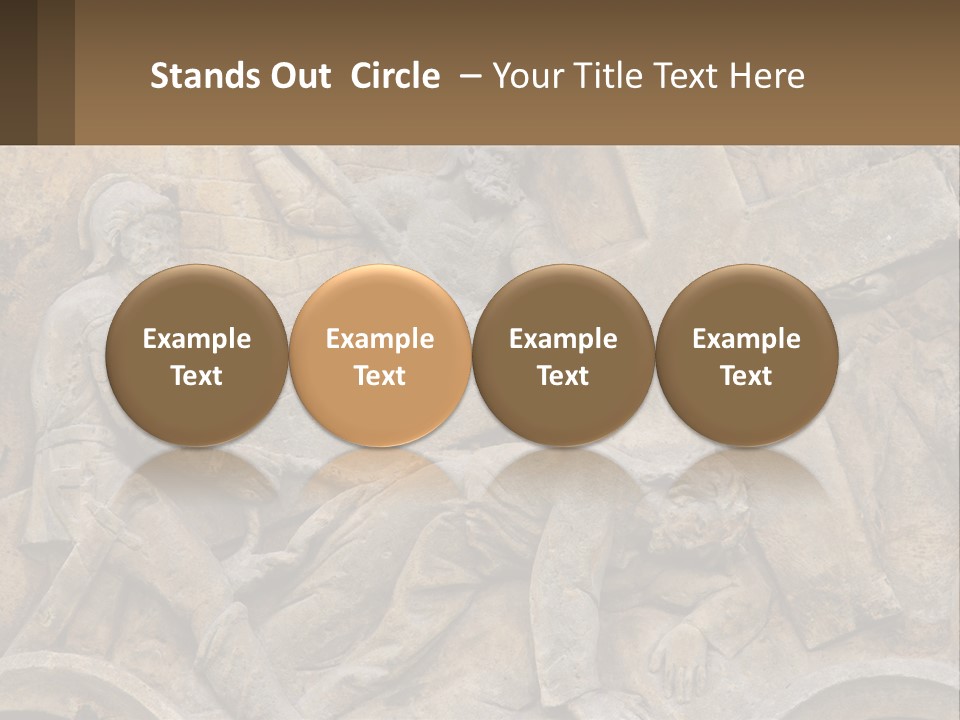 Globe Skyscraper Black PowerPoint Template